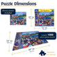 White Mountain 1000 Piece Jigsaw Puzzle Fun Music, Rock and Roll Heaven