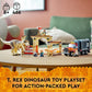 LEGO Jurassic World T. rex & Atrociraptor Dinosaur Breakout 76948 Dino Toy Set, Gift Toys for Kids Age 8 Plus with 4 Minifigures, Market and Truck,