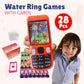4E's Novelty 28 Pack Handheld Water Ring Games for Kids Birthday Gifts for Kids Ages 4-8 8-12 Classroom Prizes Rewarrds Bulk Gifts for Boys & Girls