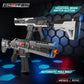 SOFITEN Electric Automatic Toy Gun Rifle Foam Dart Sniper Blaster with Adjustable Scope, Tactical Vest, Two Shooting Modes, Birthday Christmas