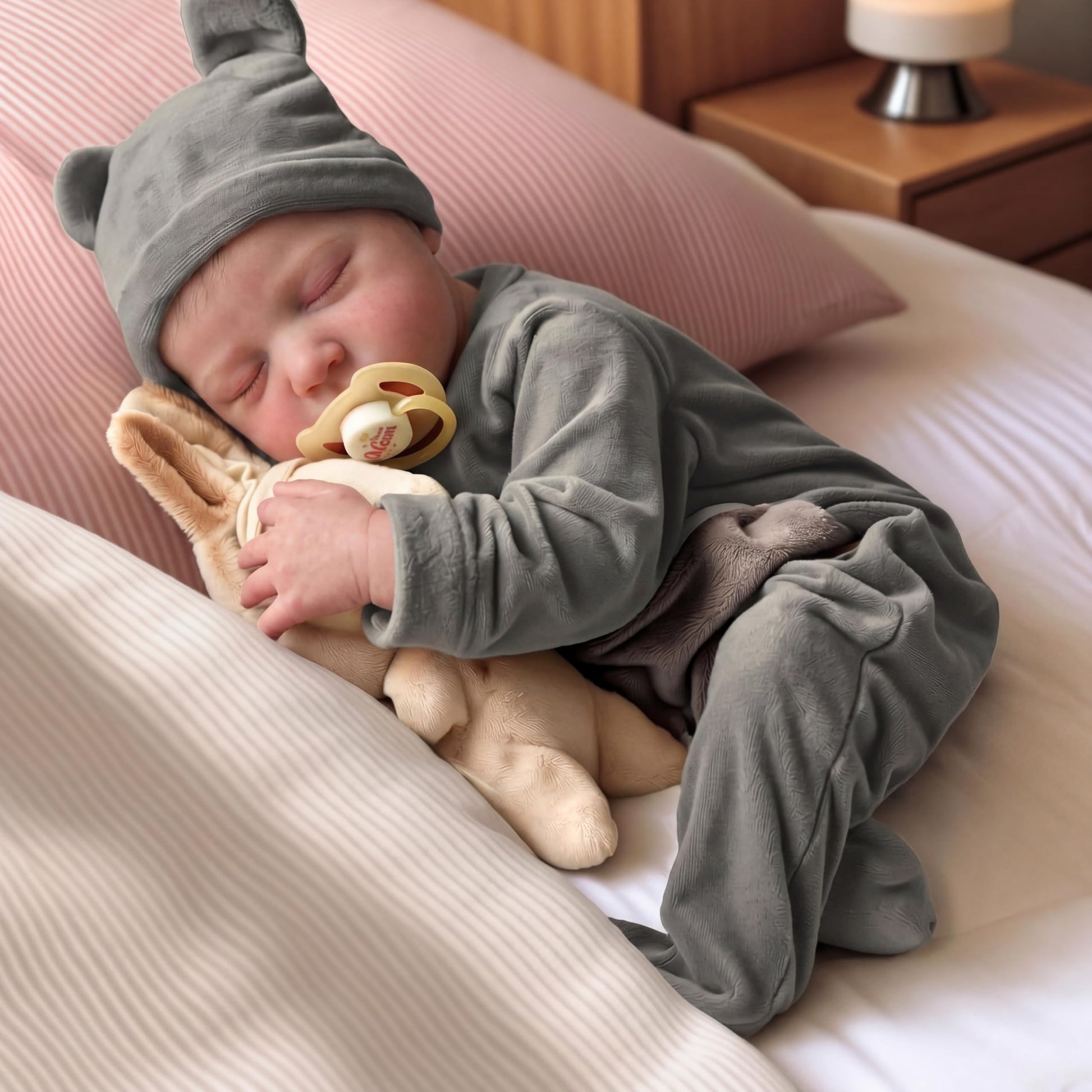 JIZHI Reborn Baby Dolls Boy - 20 Inch Cute Soft Realistic Newborn Baby Doll with Poseable Body, Real Life Baby Dolls with Accessories for 3+ Year Old