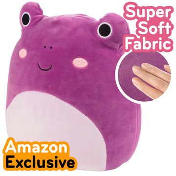 Squishmallows Original 8-Inch Philomena The Frog - Official Jazwares Plush - Collectible Soft & Squishy Stuffed Animal Toy - Gift for Kids, Girls