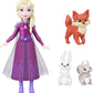Mattel Disney Frozen Elsa Small Doll Playset w/ 10 Play Areas, 3 Animal Friends & 8 Accy, Storytime Stackers, Inspired by Animals of Arendelle