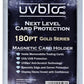 UVBLOC One Touch Card Holder 180pt Magnetic Baseball Jersey Patch Protectors Sleeves Cases for Trading Sports Cards