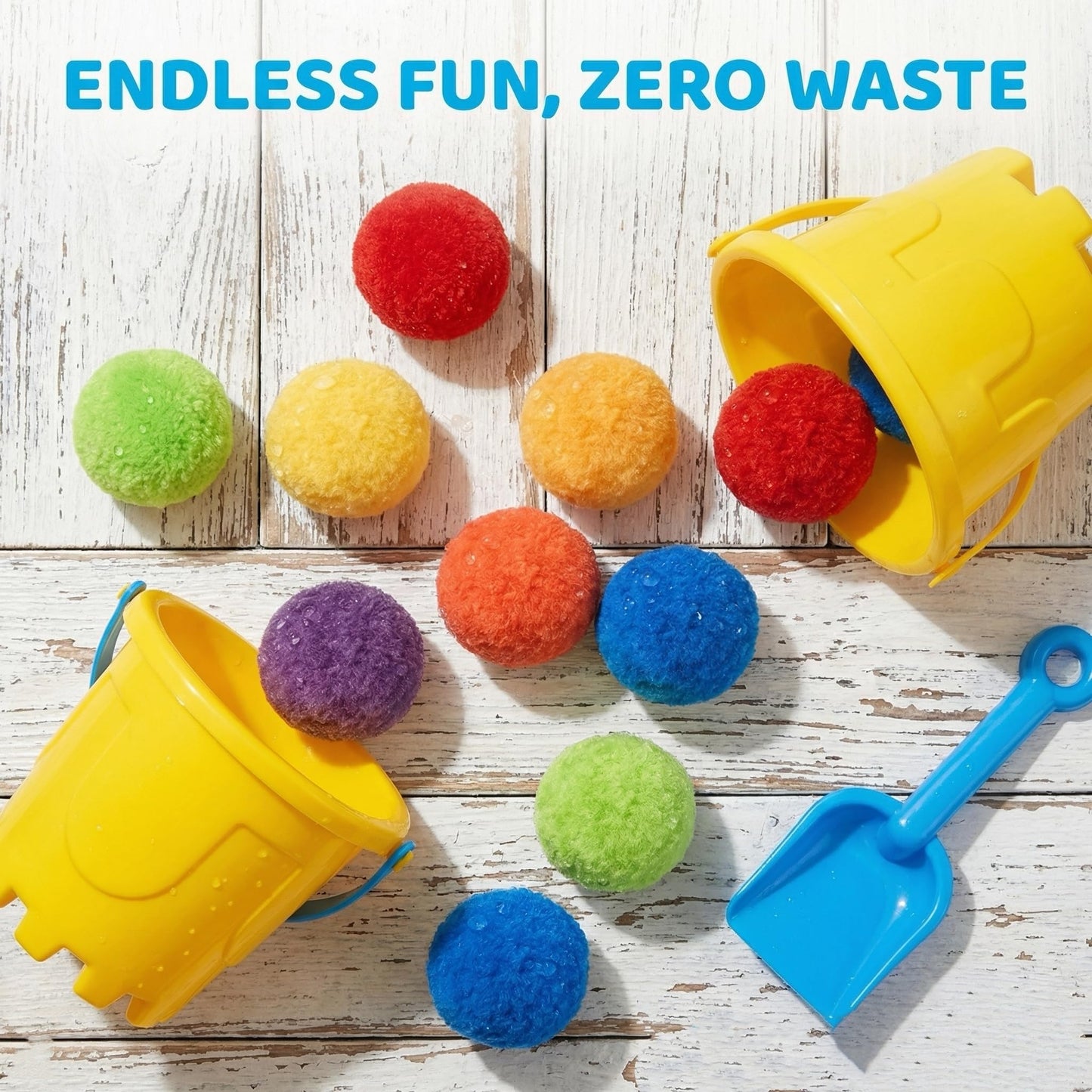 Supoice 60 Pcs Water Balls Reusable Water Balloons Quick Fill for Outdoor Water Toy, Sumer Water Fight Games, Summer Splash Fun