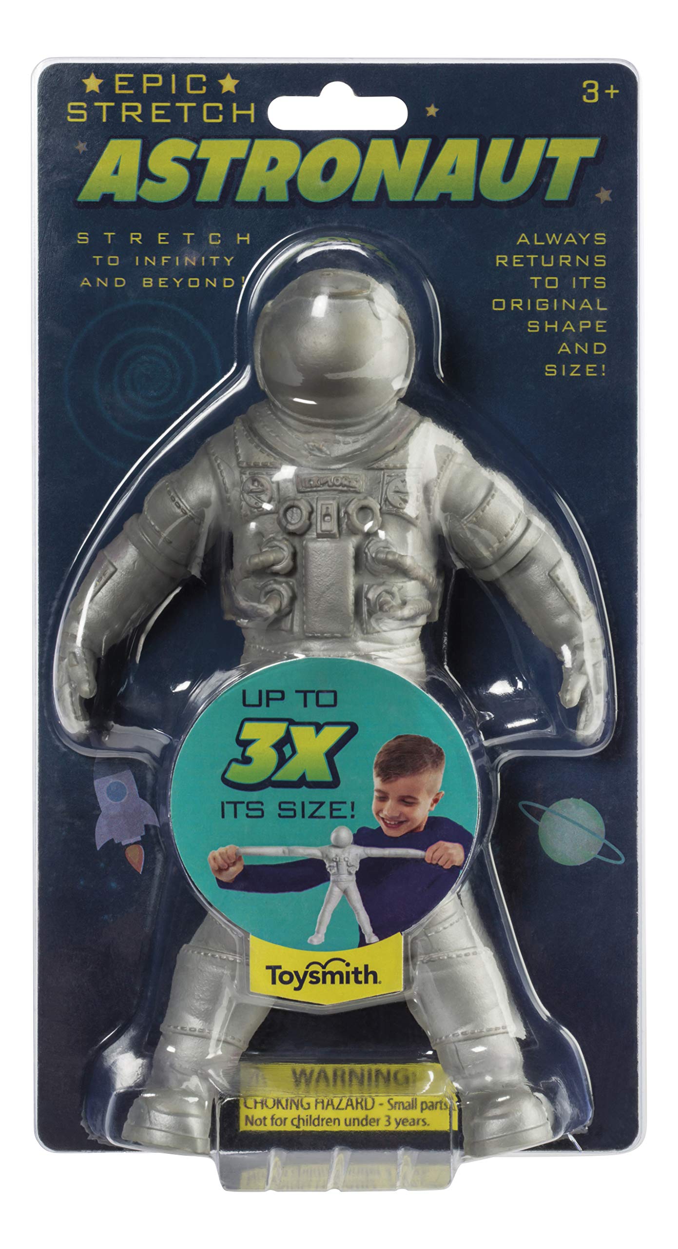 Toysmith Epic Stretch Astronaut, Stretches Up to 24 Inches - for Boys & Girls Ages 3+