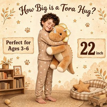 gnomantic Dinosaur Weighted Stuffed Animals, Plush Pillow for Kids