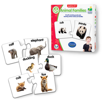 The Learning Journey: Match It! - Animal Families - Learning Animals, Animal Matching Game, Animal Puzzle For Kids, Puzzle For Toddlers, Award Winning