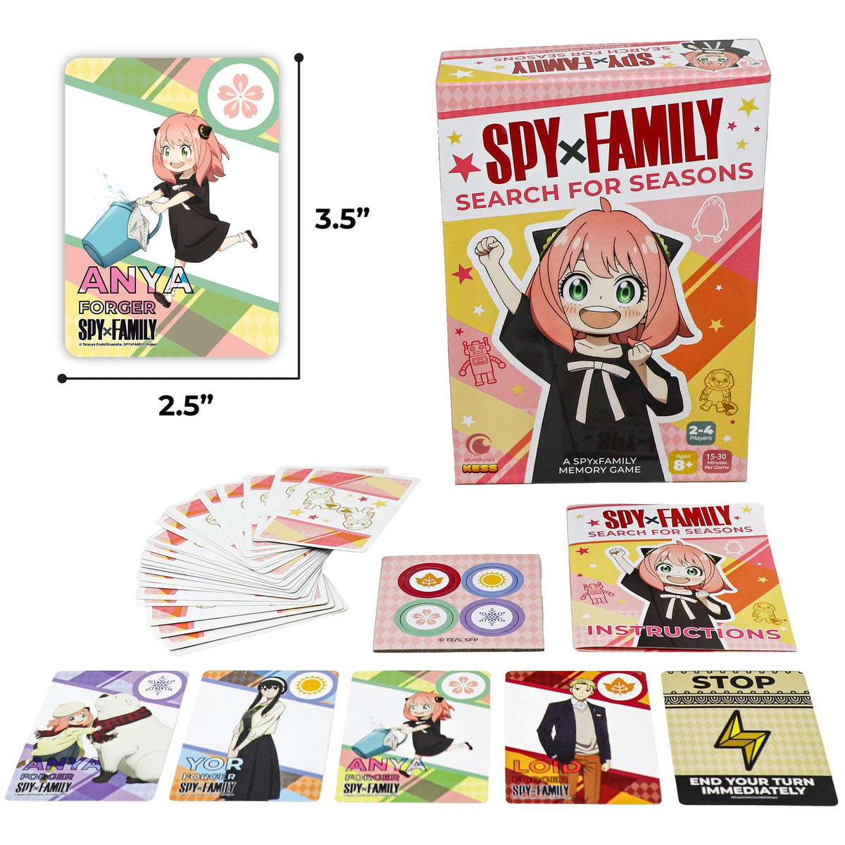 KESS: Spy x Family: Search for Seasons - Memory Game & Pairs Match