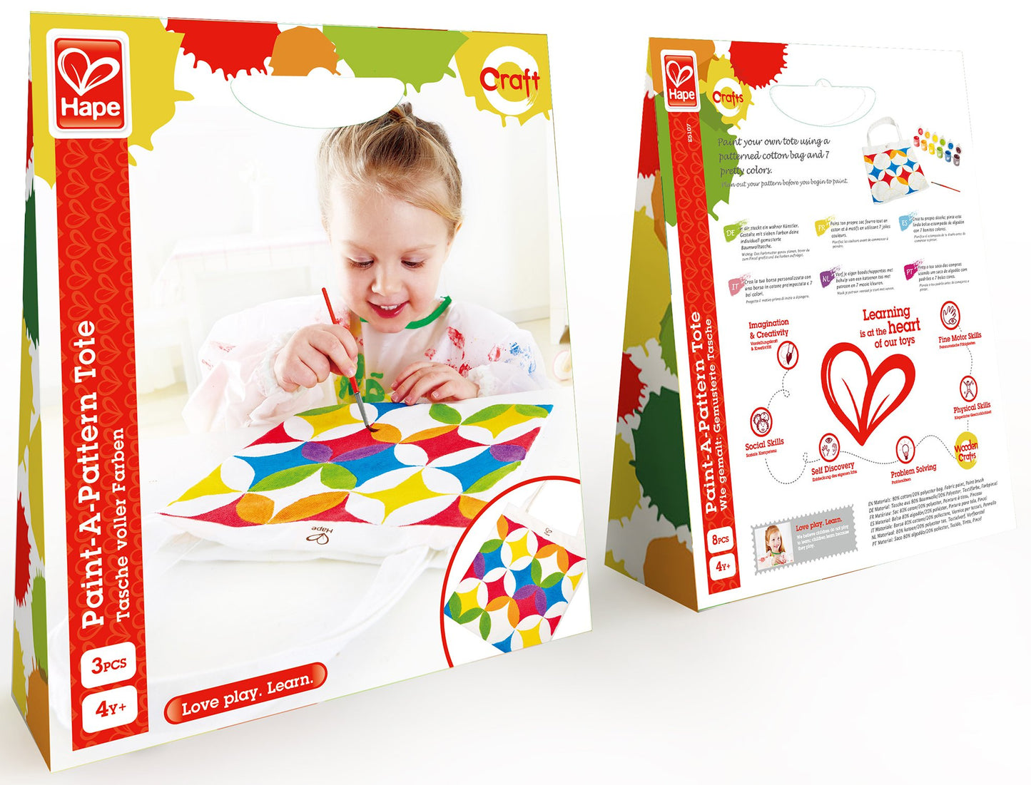 Hape Crafts - Paint-A-Pattern Tote