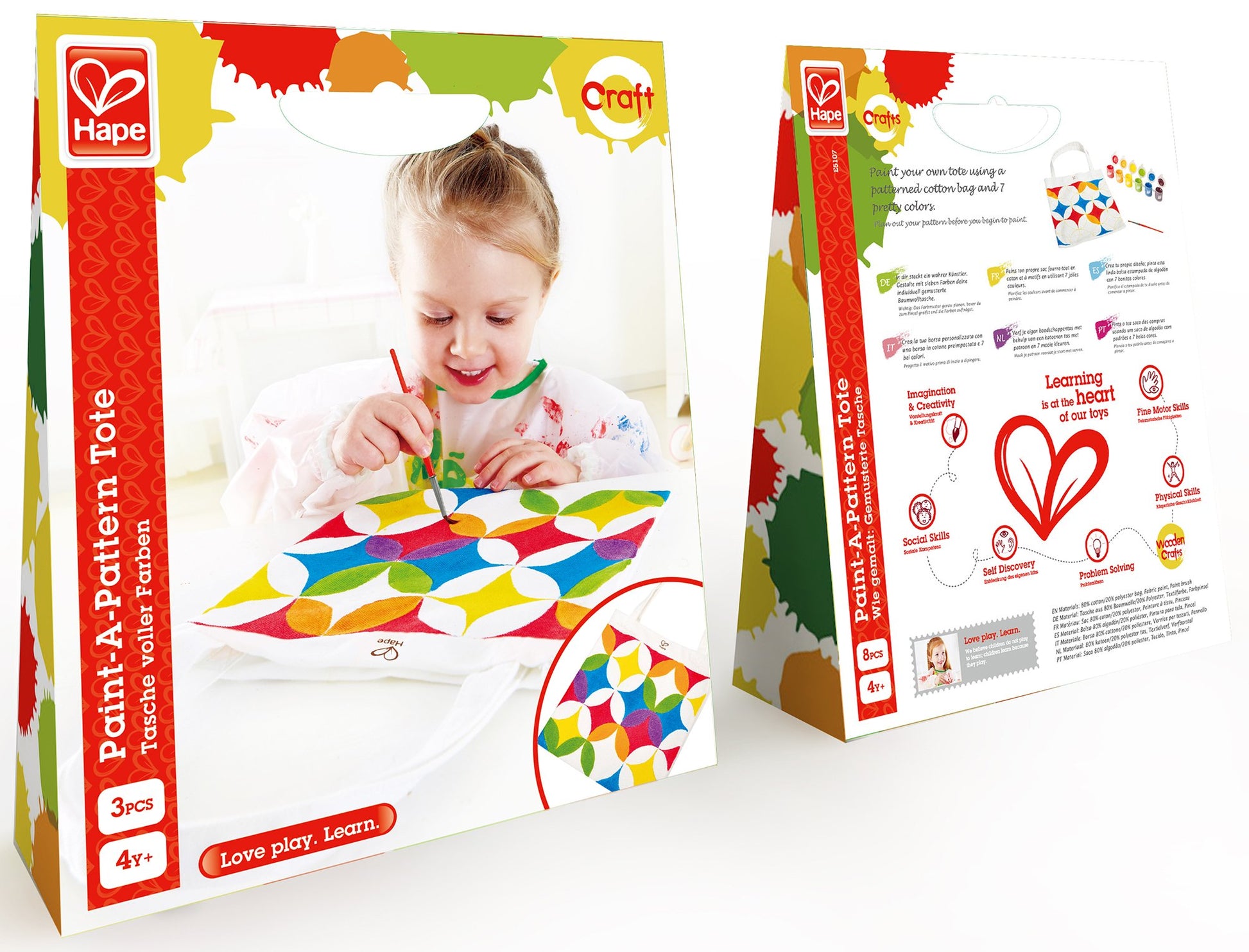 Hape Crafts - Paint-A-Pattern Tote