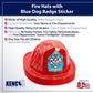 Kenco Kids Customizable Plastic Firefighter Hats -Choose your style, add your name or department (Birthday Boy, 25)