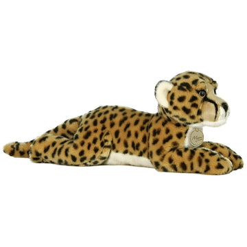 Aurora® Realistic Miyoni® Cheetah Stuffed Animal - Lifelike Details Make a Cherished Companion - Perfect for Decorating Bedrooms or Classrooms - Brown