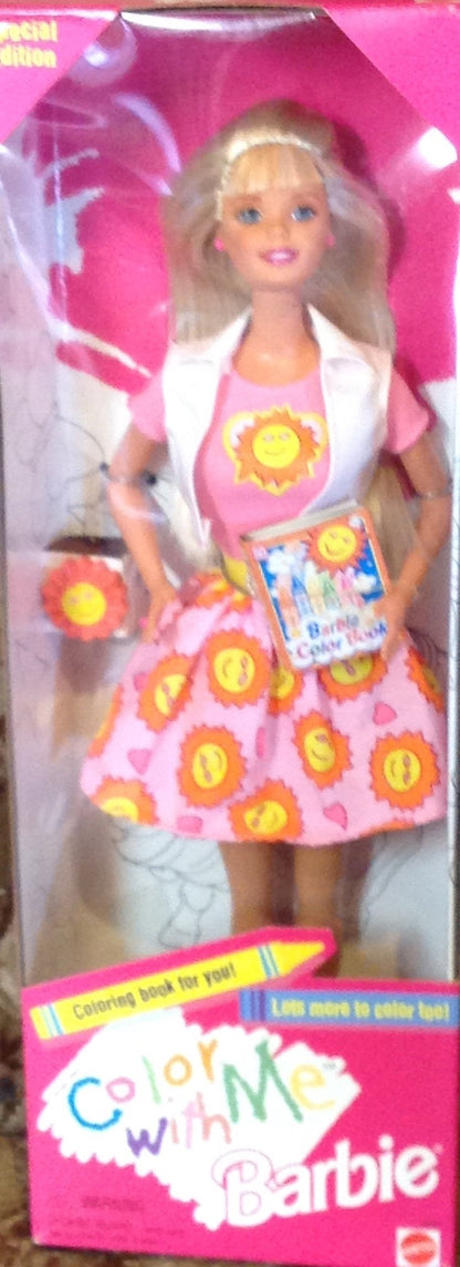 Mattel 1997 Color With Me Barbie