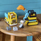 LEGO DUPLO Town Truck & Tracked Excavator Construction Vehicle 10931 Toy for Toddlers 2-4 Years Old Girls & Boys, Fine Motor Skills Development and