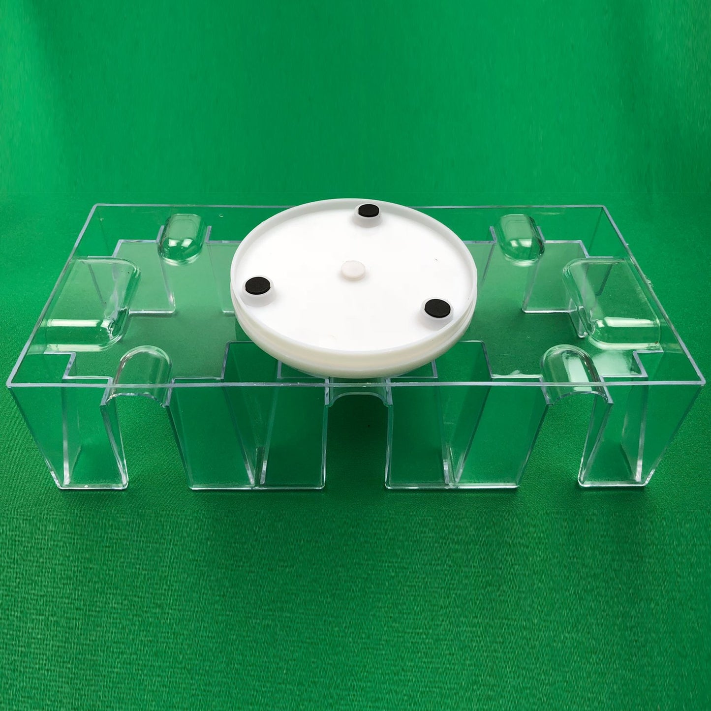 Yuanhe 9 Deck Revolving Rotating Canasta Playing Card Tray