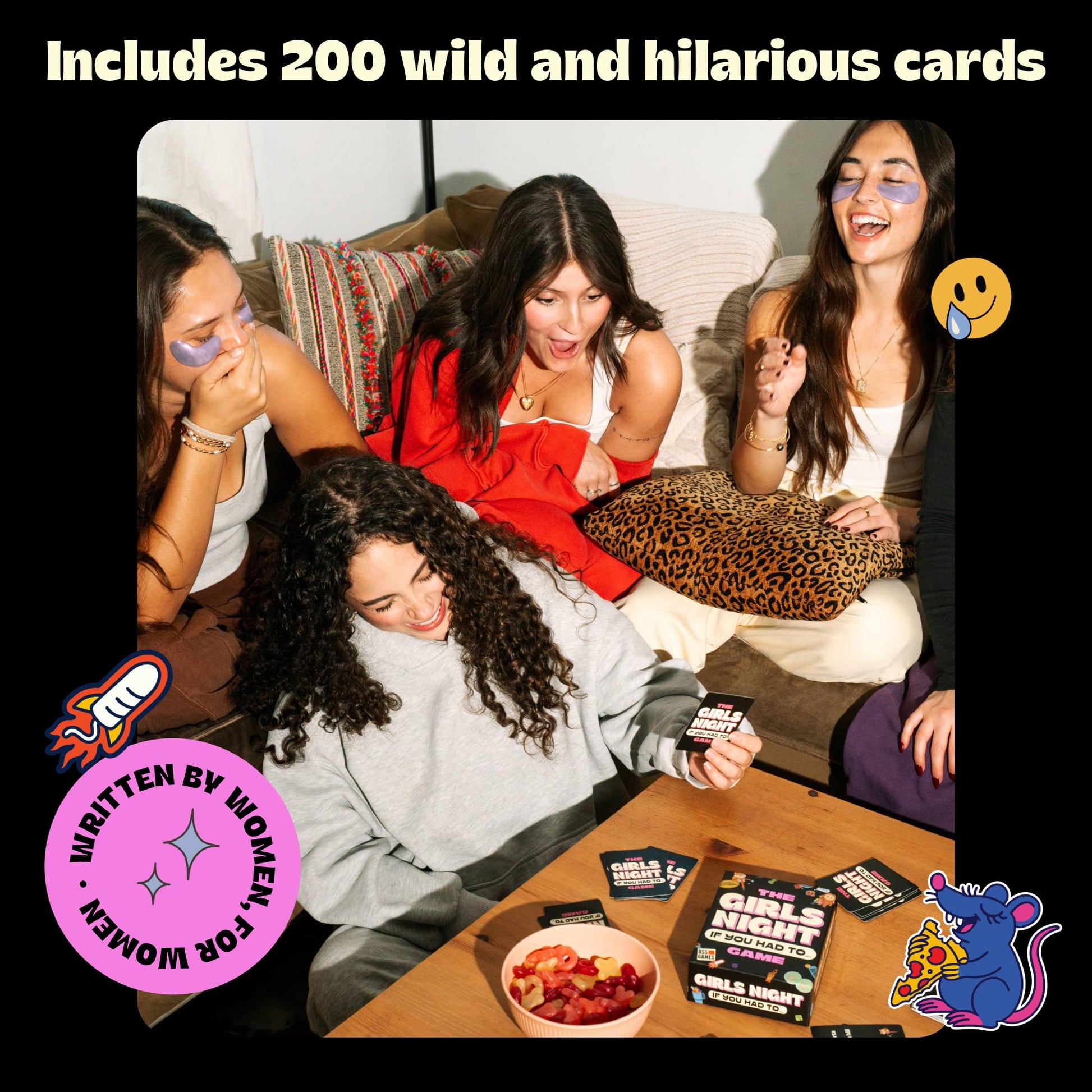 The Girls Night If You Had To… Game [Funny Would You Rather Cards for Women | Perfect for Bachelorette Parties, Birthdays, Gifts for Best Friend