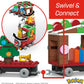 MEGA Pokemon Action Figure Building Toys, Holiday Train with 373 Pieces, 4 Poseable Characters, Gift Idea for Kids