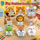 Positive Crochet Animals with Support Messages Knitted Plush Stuffed Animal Bulk Inspiration Gifts for Men Women Teens Teacher Small Ends of School