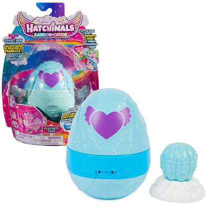 Hatchimals - Pack of 4 Surprise Family 3 Children + 1 Baby Season 2 Surprise Figurines to Collect Family Theme - Children's Toy 5 Years and Above