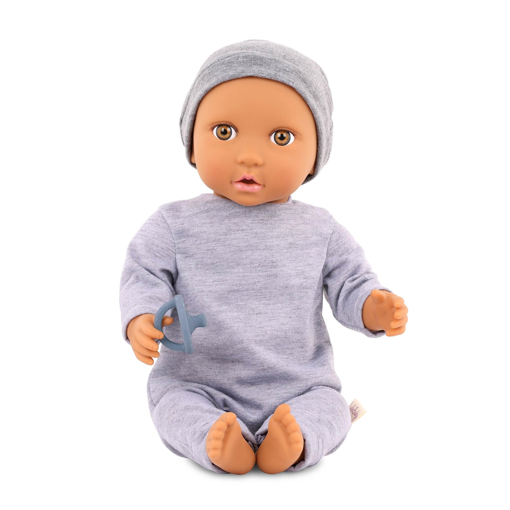 LullaBaby - 14-Inch Realistic Baby Doll - Hazel Eyes & Soft Body - Romper & Pacifier - Jumpsuit & Hat - Pretend Play - Baby Boy Doll- Ages 2+