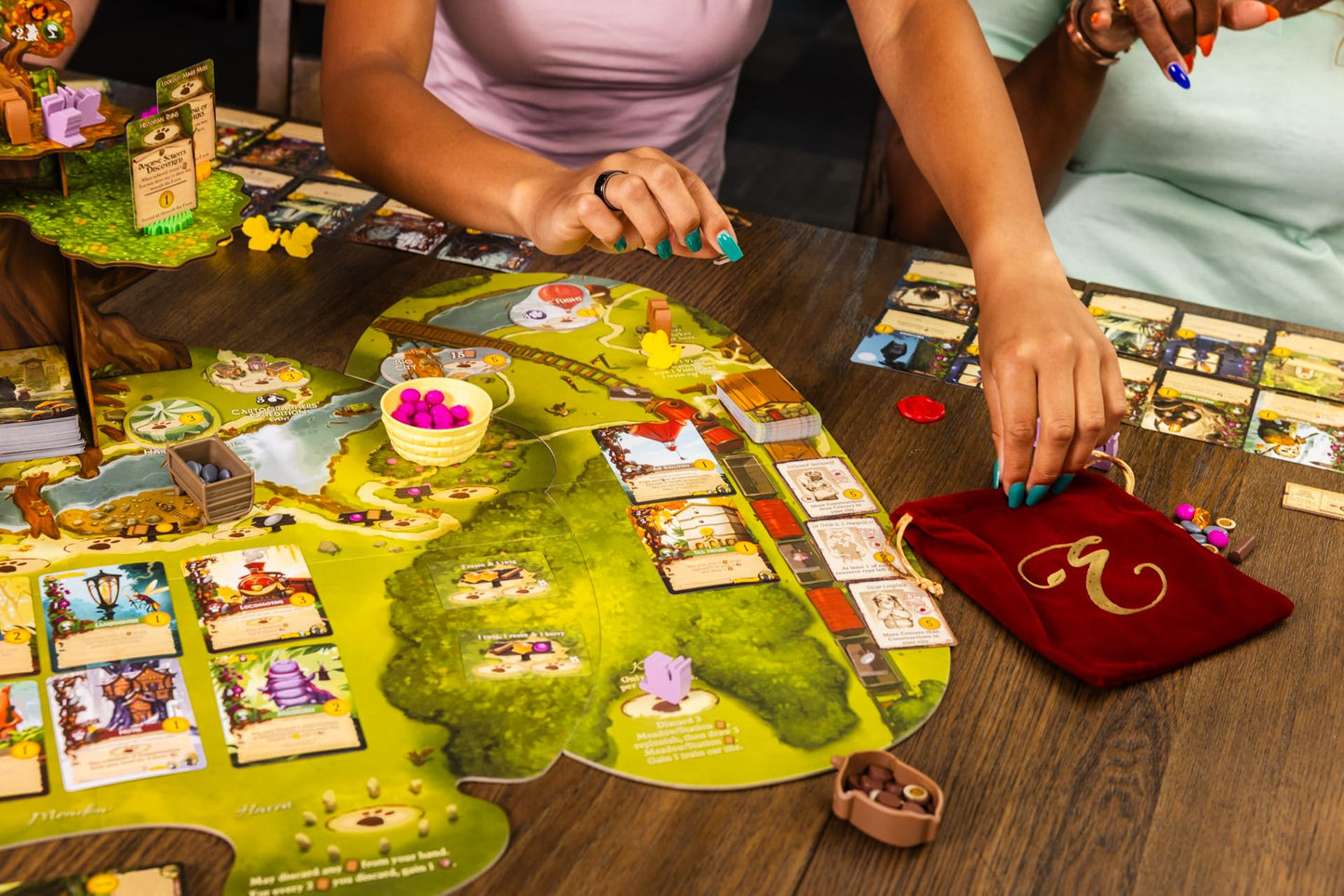 Everdell: Newleaf Expansion - Board Game Add-On for Everdell Base Game, Includes New Train Station, Visitors, Critters & Constructions, Ages 10+, 1-4