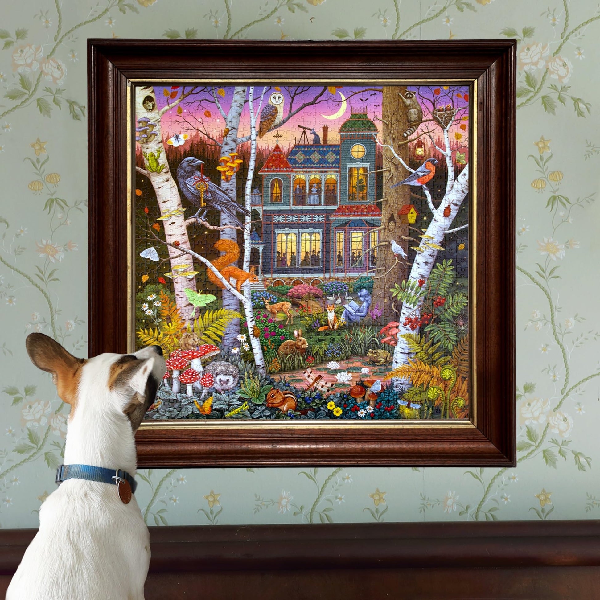 eeBoo Alchemist's Forest 1000 Piece Square Jigsaw Puzzle, 23" x 23"