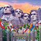 Boardwalk Mt. Rushmore 1000 Piece Jigsaw Puzzle American Landmark Patriotic Puzzles with Premium Box, Gift for Adults and Family 19"x26"