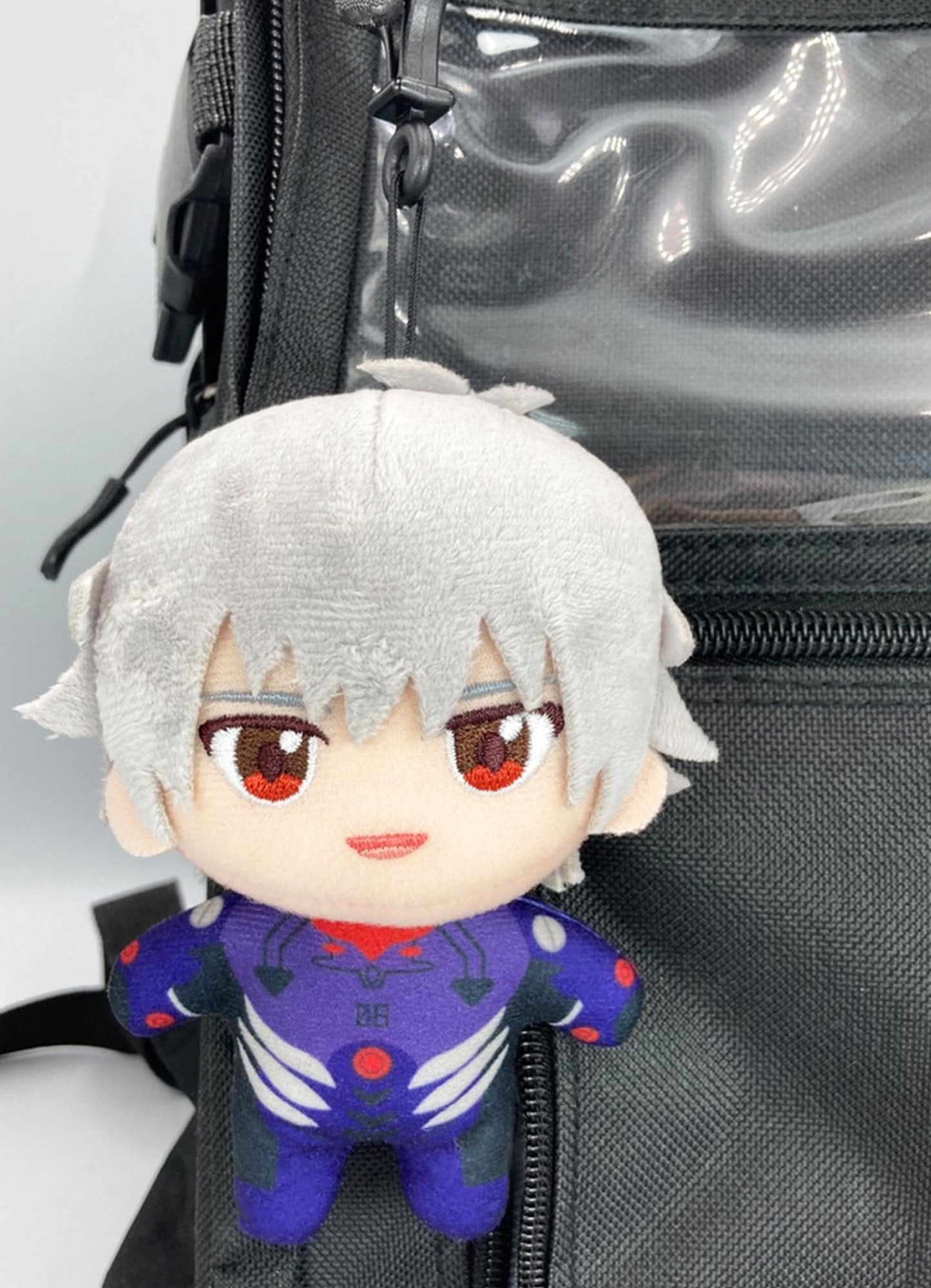 Great Eastern Entertainment Evangelion New Movie - Kaworu Nagisa (Plug Suit) Mini Plush Plush w/Hook Clip 4.5"
