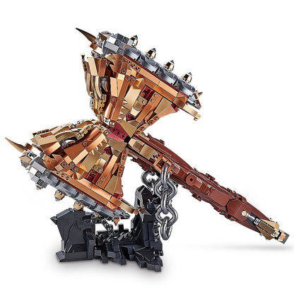 Finger Rock Thor Battle Hammer Building Blocks Set for Adults, Legendary Hammer Building Kit with a Base for Display, 1388 PCS Classic Toy Weapon
