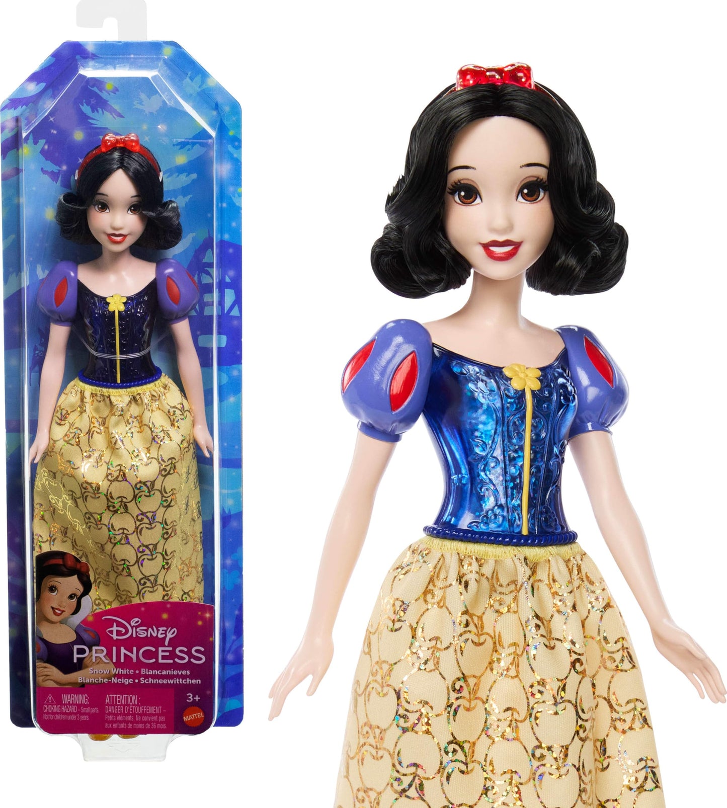 Mattel Disney Princess Snow White Fashion Doll in Signature Look