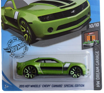 Hot Wheels Dream Garage 10/10 2013 Chevy Camaro Special Edition 143/250, Green