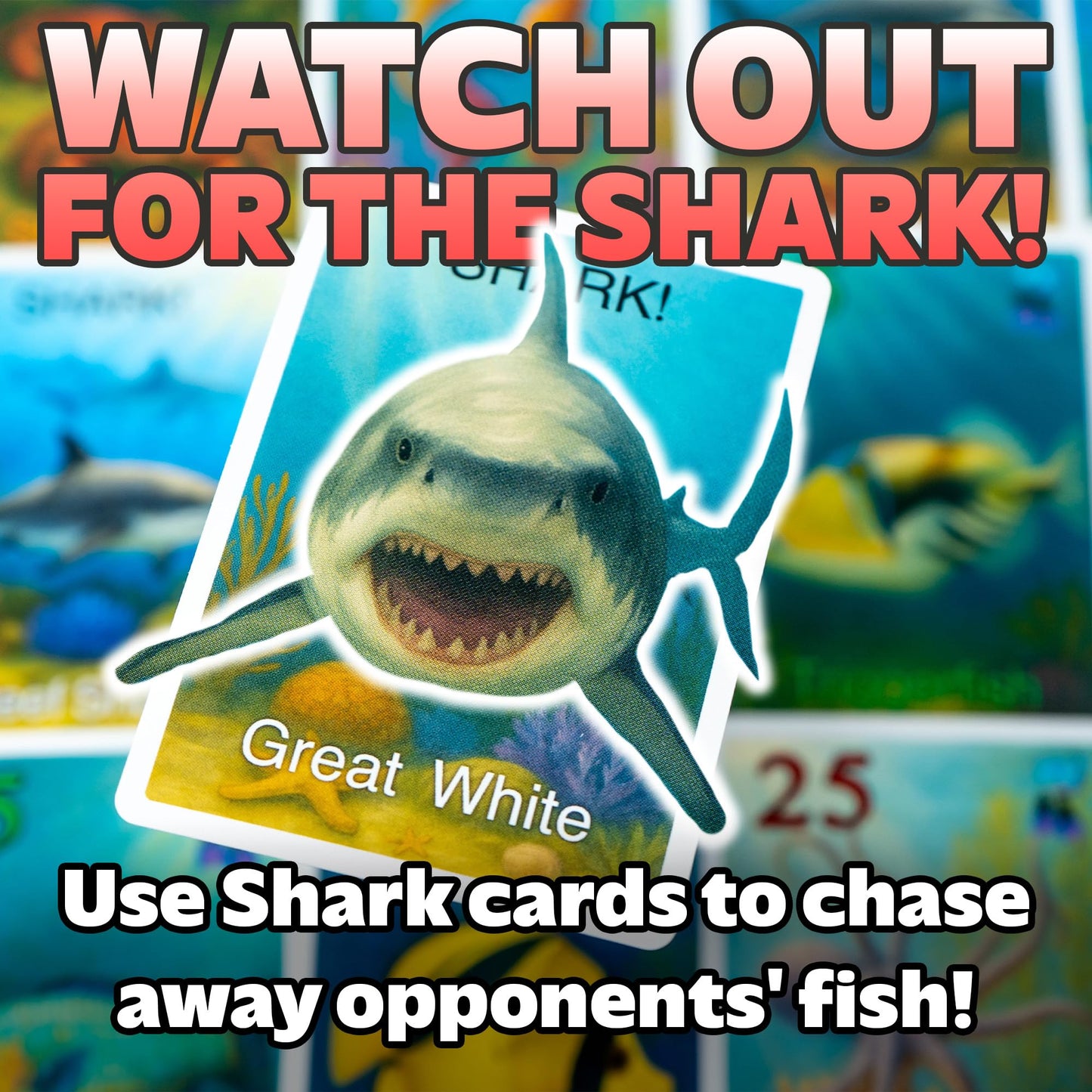 FishingBridgeUSA Snorkelin' Card Game for Kids & Adults | 2-6 Players