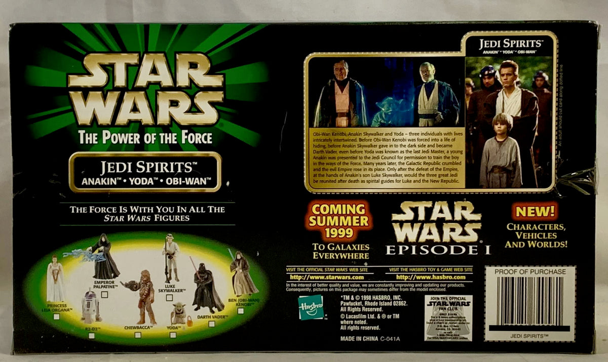 Star Wars Power of The Force Movie Scene: Jedi Spirits-Anakin, Yoda, and OBI-Wan