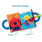 Melissa & Doug K’s Kids My First Activity Book 8-Page Soft Book for Babies and Toddlers Early Learning Developmental Plush Soft Activity for Babies