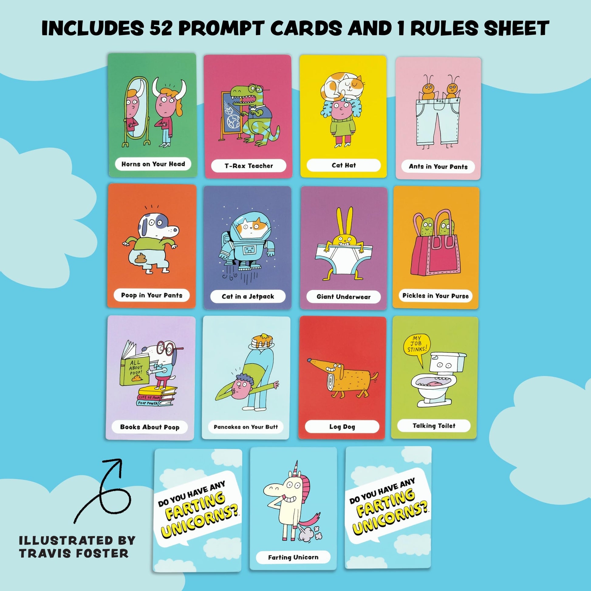 Do You Have Any Farting Unicorns? [Silly Go Fish Card Game for Kids & Families | Hilarious Family Card Game for Game Night, Birthday Parties