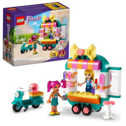 LEGO Friends Mobile Fashion Boutique Shop and Hair Salon Playset 41719, Creative Toy for Kids, Girls and Boys 6 Plus Years Old with Stephanie