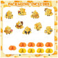 9 PCS Cheese Honeycomb Centerpieces Table Decorations Cheese Table Centerpieces for Cheese Party Supplies Cheese Birthday Party Decorations