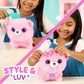 ScruffaLuvs Pink Surprise Pet, Mystery Plush Toy, Wash to Reveal