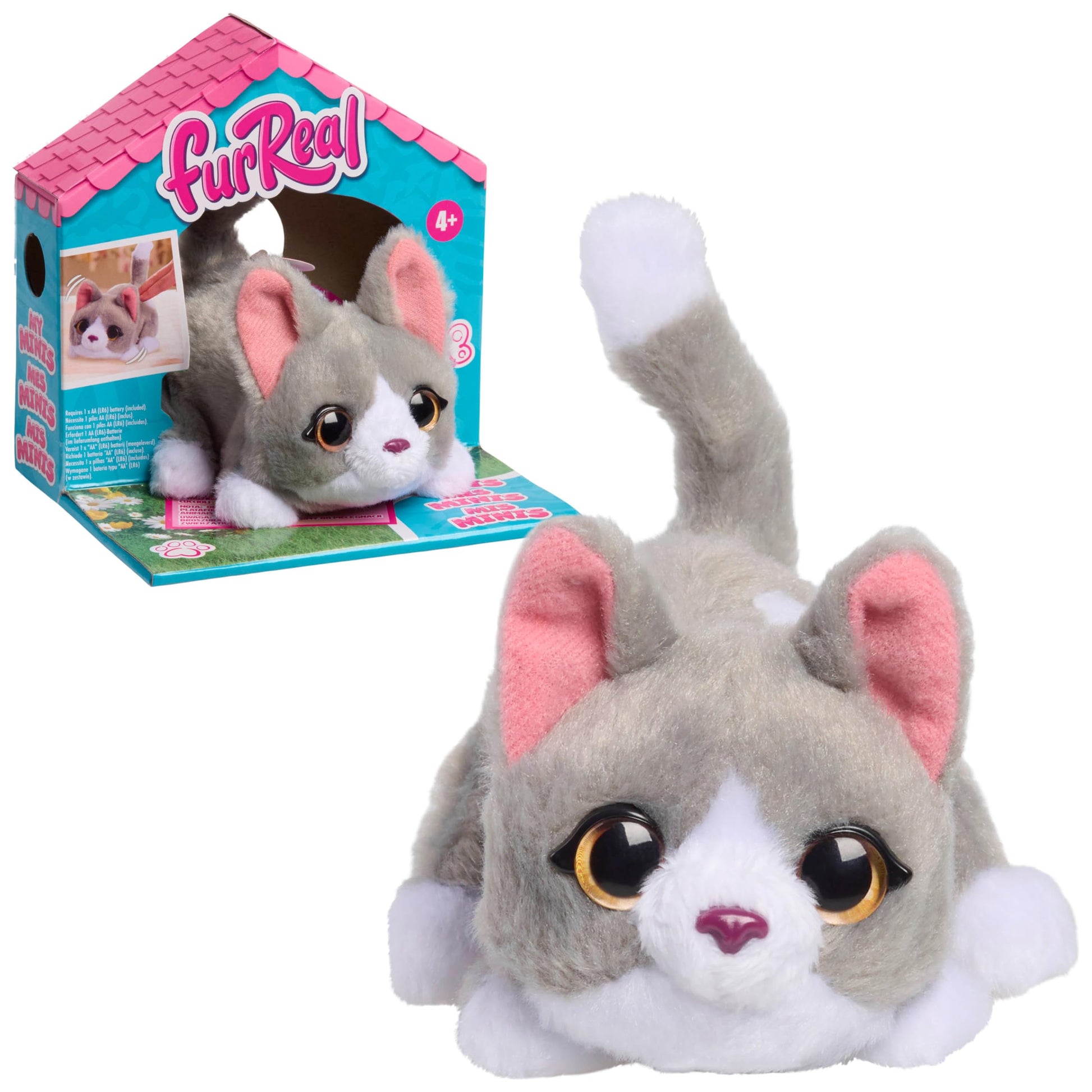 FurReal My Minis Tuxedo Kitty, Kids Toys for Ages 4 Up by Just Play