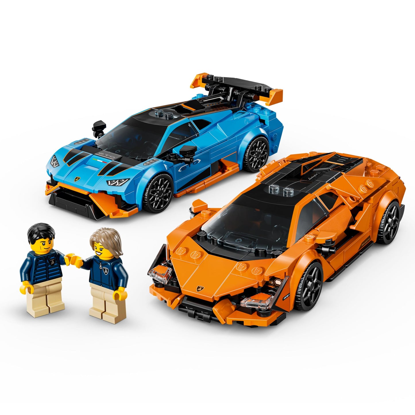 LEGO Speed Champions Lamborghini Revuelto & Huracán STO Car Toys - Building Toy for Pretend Play for Boys & Girls, Ages 10+ - Model Car Kit Display