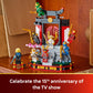 LEGO NINJAGO Ninja Character Display 15th Anniversary Building Toy for Kids, Ages 14+ - Ninja Playset W/Elemental Master of Lightning + 7 Minifigures