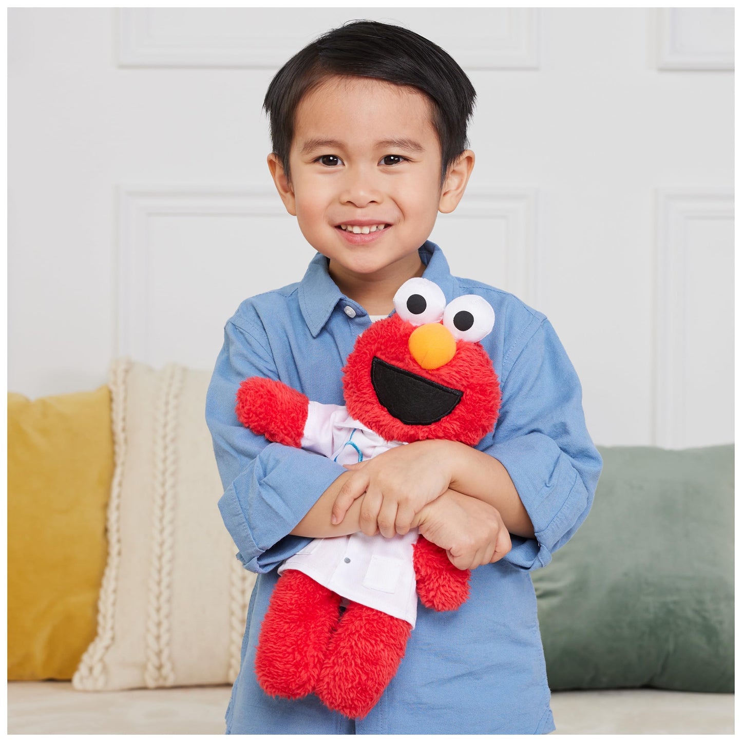 GUND Sesame Street Doctor Elmo Take Along Buddy 13-Inch Plush Toy; Ages 1+