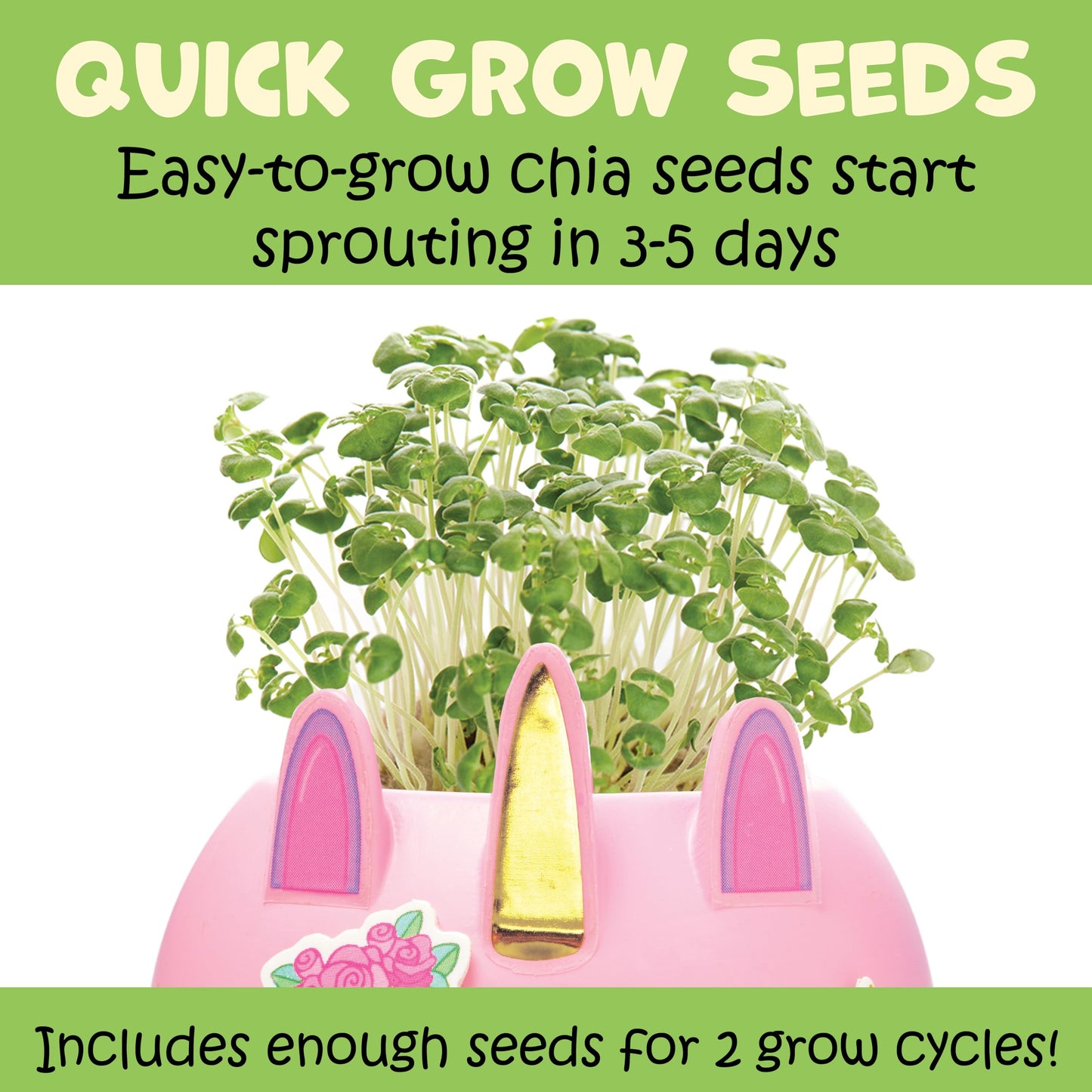 Creativity for Kids Plant-A-Pet Unicorn, Mini Garden Kit (Ages 6+)