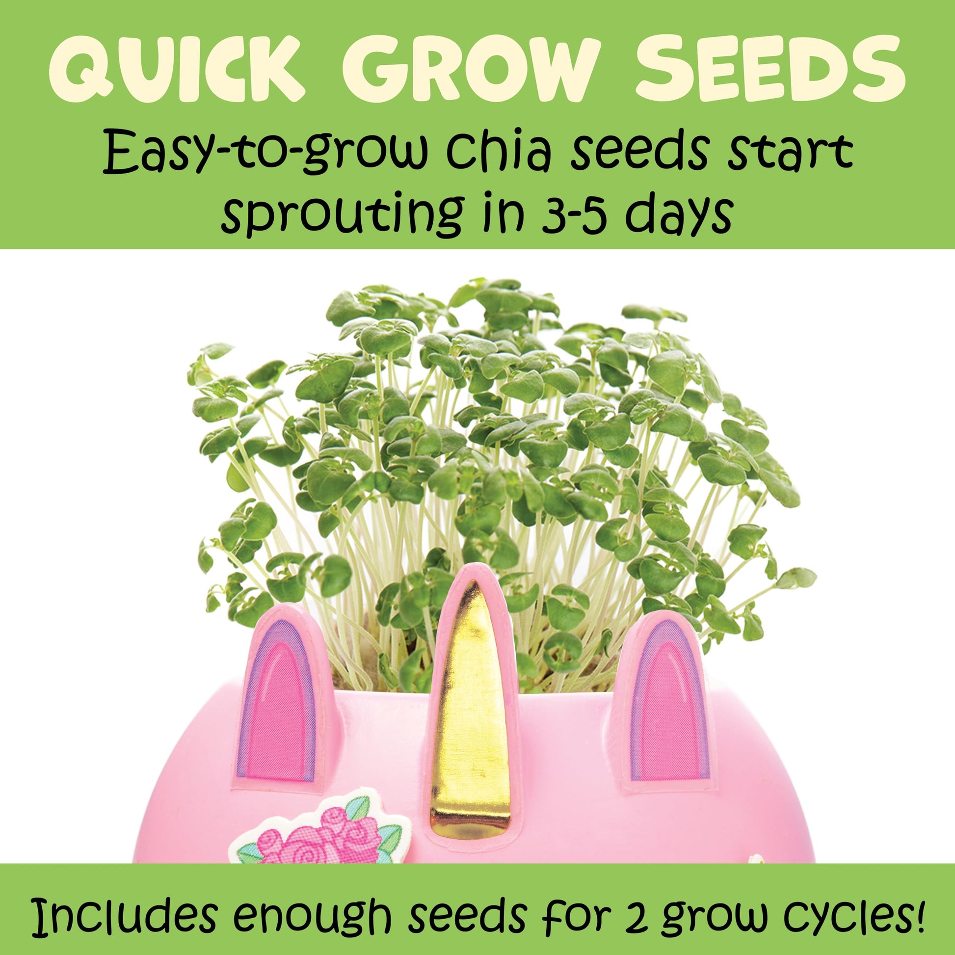 Creativity for Kids Plant-A-Pet Unicorn, Mini Garden Kit (Ages 6+)