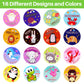 KELOOF 2 Rolls Reward Stickers for Kids Classroom,1000 Pieces Motivational Stickers for Teacher School Home Office and Party (16 Designs,1" in