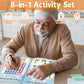 Elfew 4 Pack Activity Book for Adults, 150+ Brain Games, Puzzles Books for Adults, Teens and Seniors, Activities for Adults, Memory Games Includes