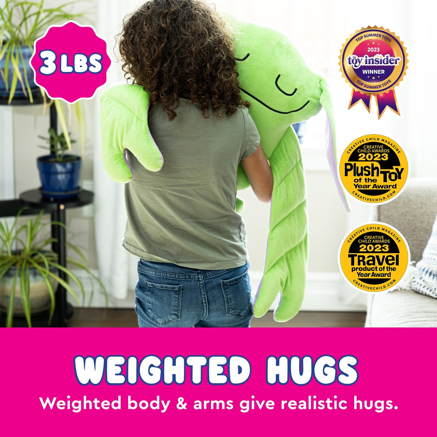 Bumpas Shin Shin Plush Toy - 14 in Weighted, Squishable Cuddle Pal - 3 Years and Up