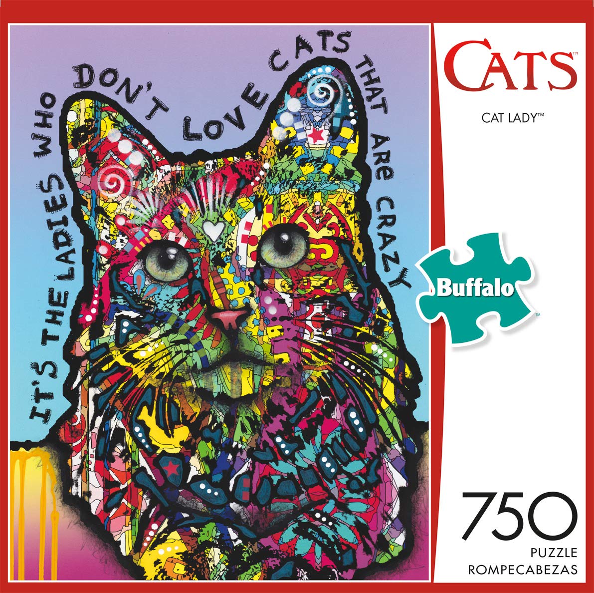 Buffalo Games - Cat Lady - 750 Piece Jigsaw Puzzle