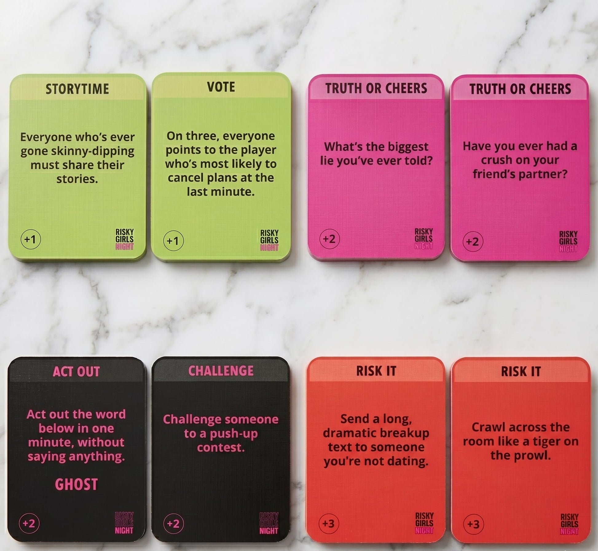 RISK IT OR DRINK IT Risky Girls Night | Girls Night Games for Adults: 150 Spicy Questions and Hilarious Dares | Fun Party Game for Adults Perfect